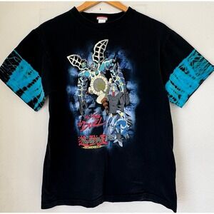 Vintage 1996 YUGIOH TIE DYE T SHIRT Anime Yu-Gi-Oh 1990s Sz Adult L